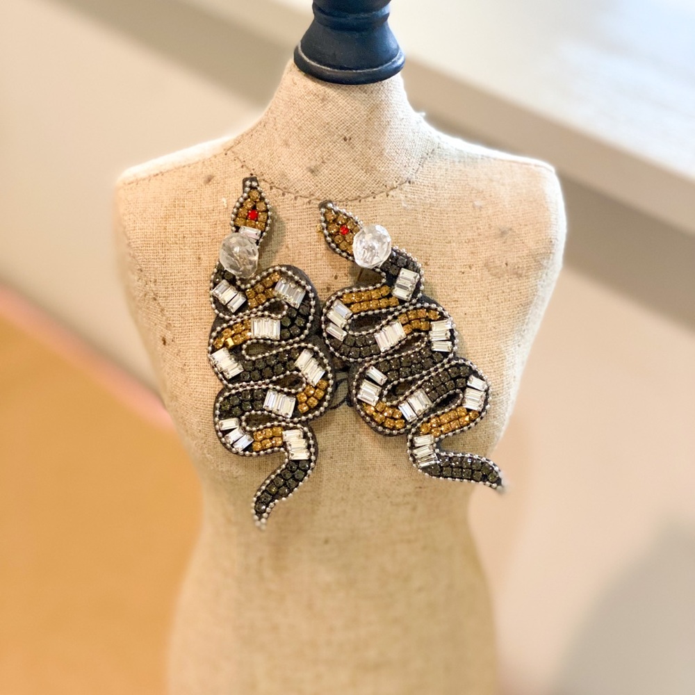 Snake earrings